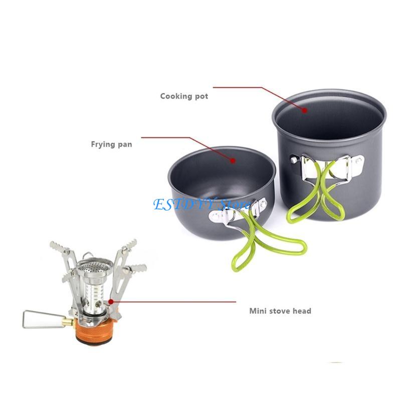Camping Cooking Easy - G6DE Kamp Tencere Setleri Açık Gaz
