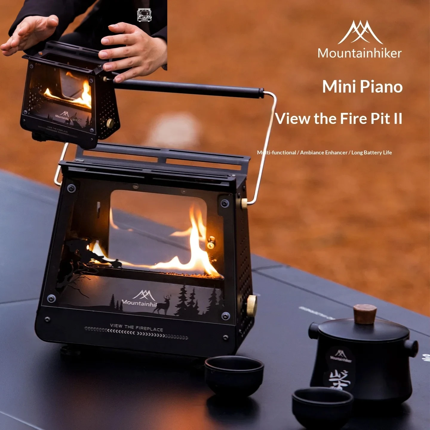 Campfire Cooking In Another World - MOUNTAINHIKER Taşınabilir Yağ Sobası, Açık Hava