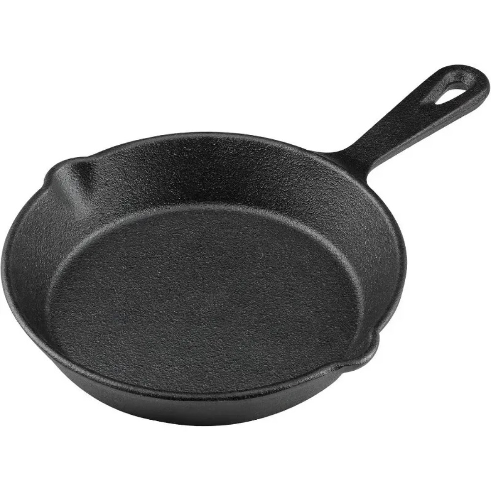 Camping Cooking Cast Iron - 1 adet 20CM Önceden Yağlanmış Fırına