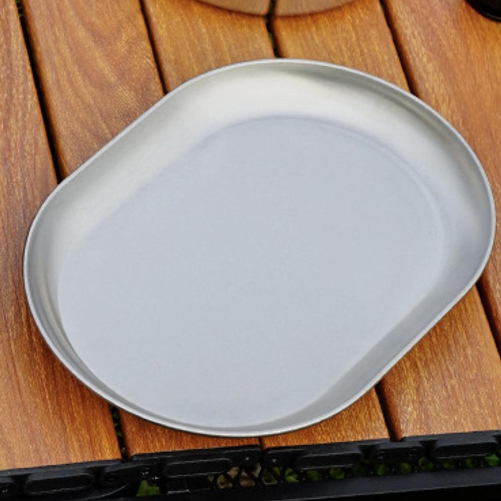 Camping Cooking Easy - Açık Hava Paslanmaz Çelik Kamp Tabağı