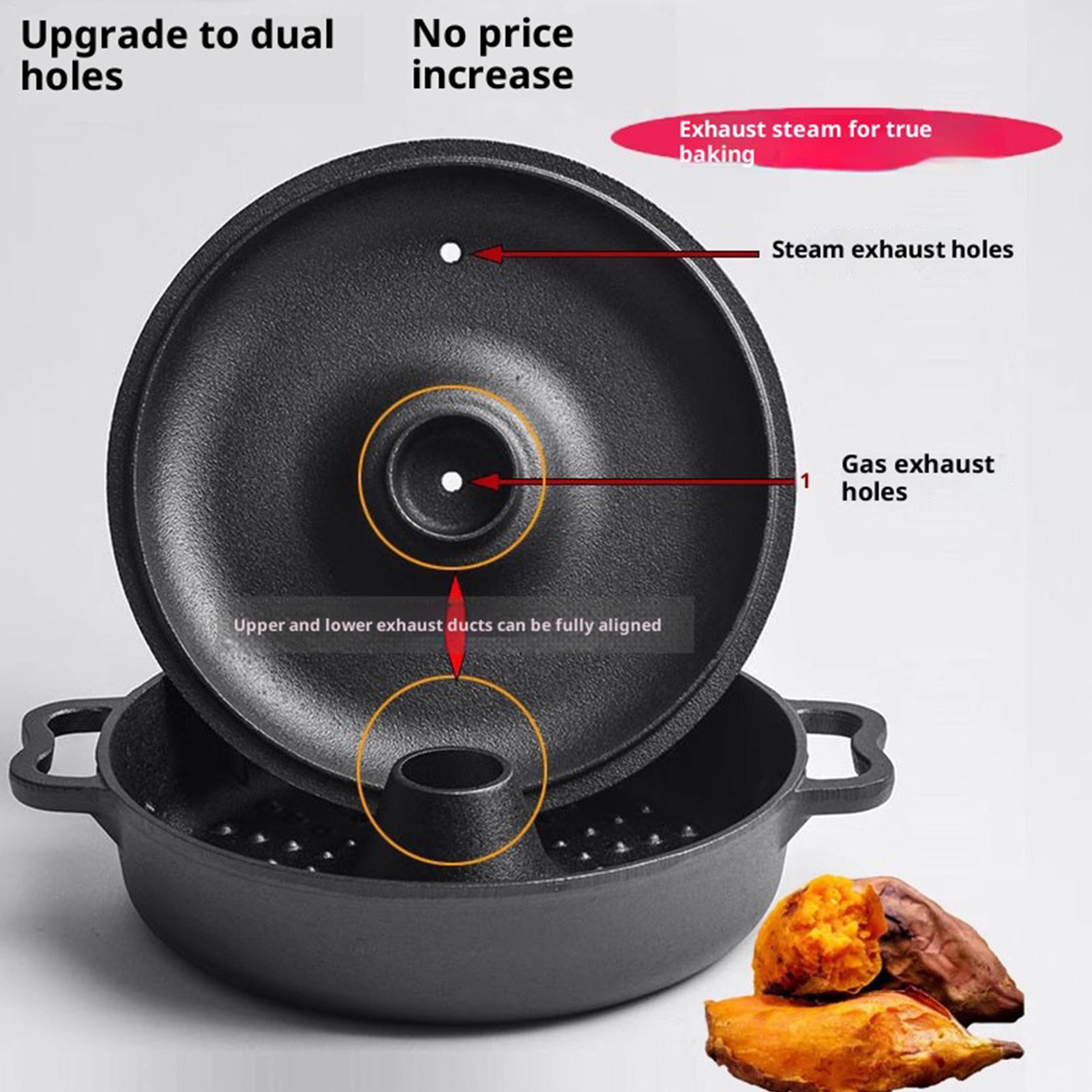 Camping Cooking Cast Iron - Dökme Demir Kazan, Ağır Hizmet Tipi,