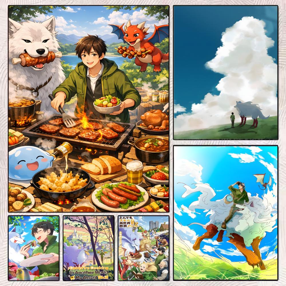 Campfire Cooking In Another World - Başka Bir Dünyada Kamp Ateşinde Yemek