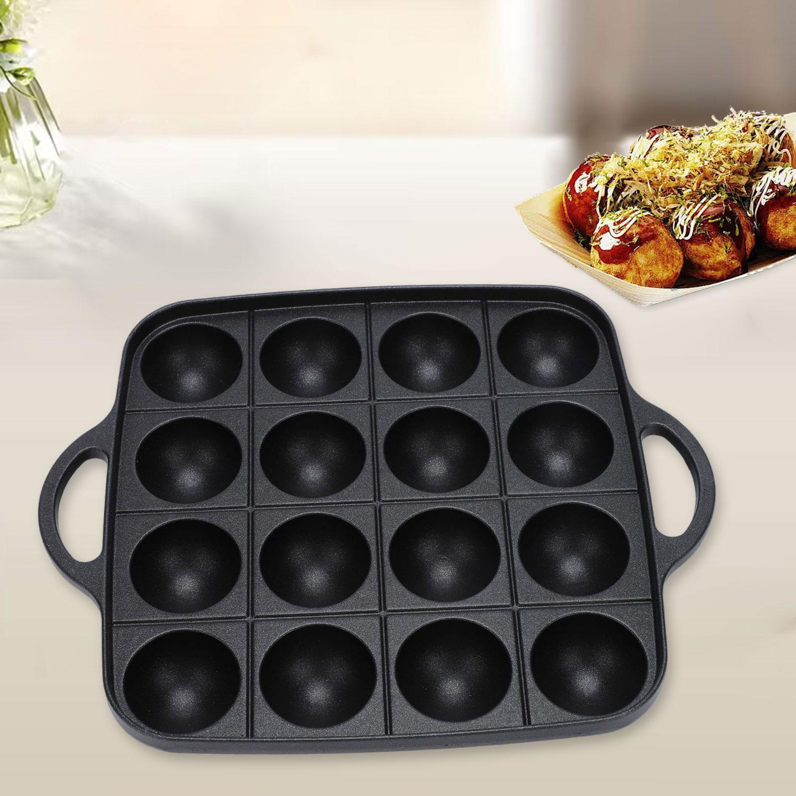 Takoyaki ızgara tavası 16 kavi - Camping Cooking Cast Iron incelemesi ve fiyatı