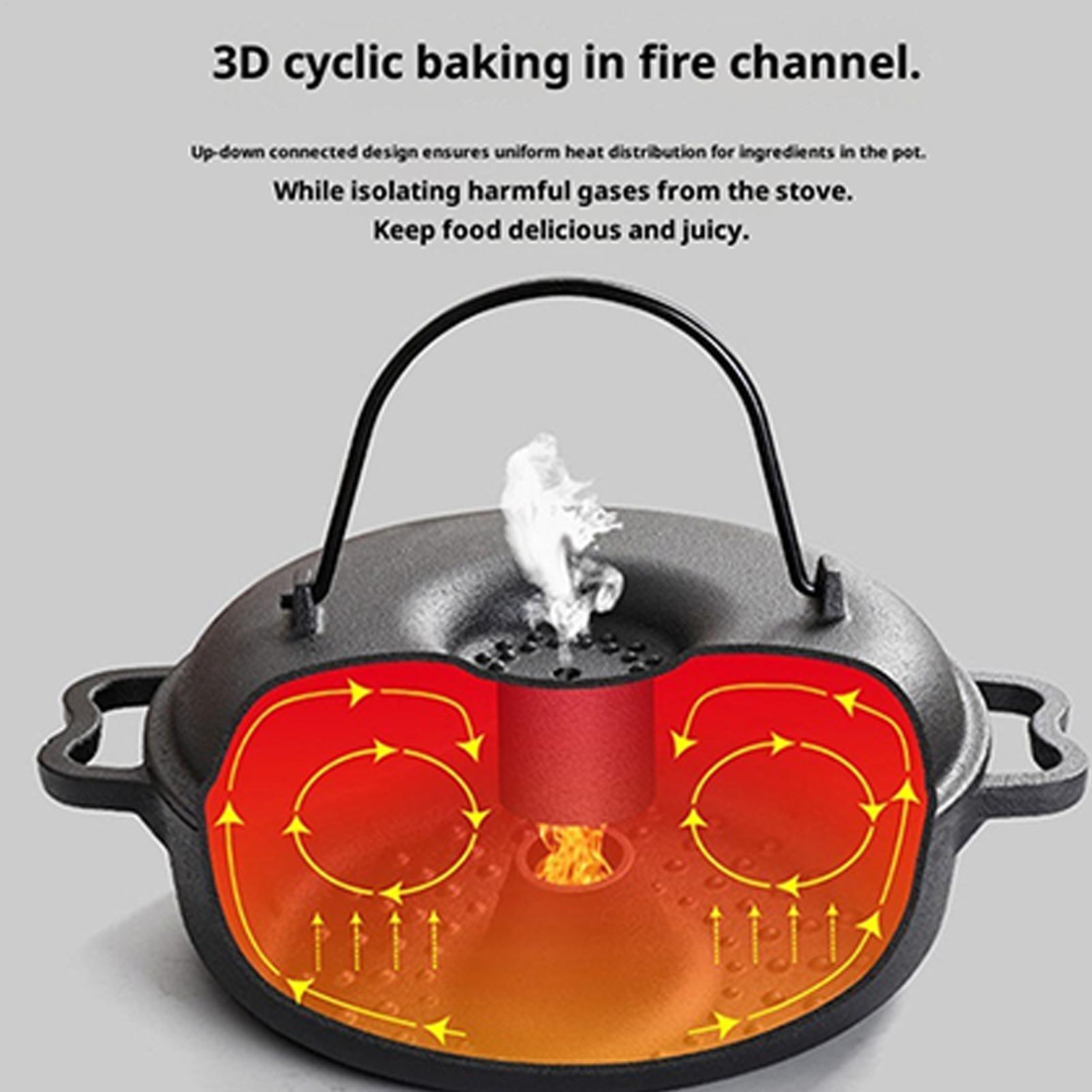 Yapışmaz Saplı Döküm Demir Kam - Camping Cooking Cast Iron incelemesi ve fiyatı
