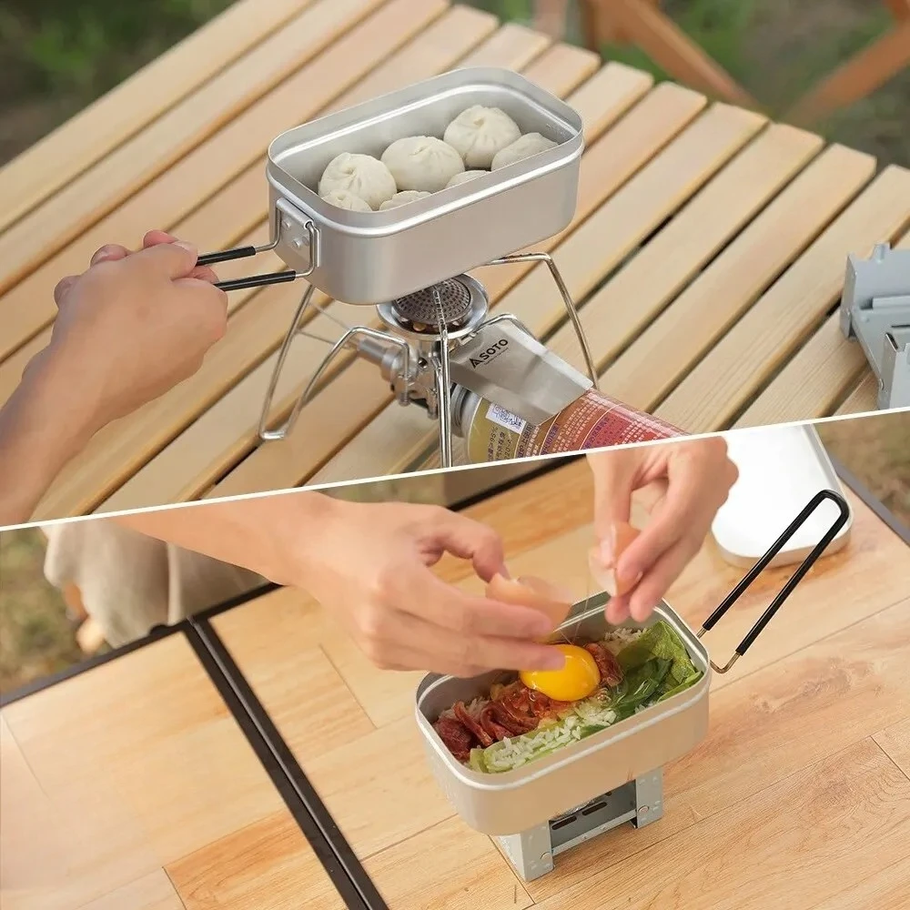 800/1400ML Alüminyum Öğle Yeme - Camping Cooking Meals incelemesi ve fiyatı