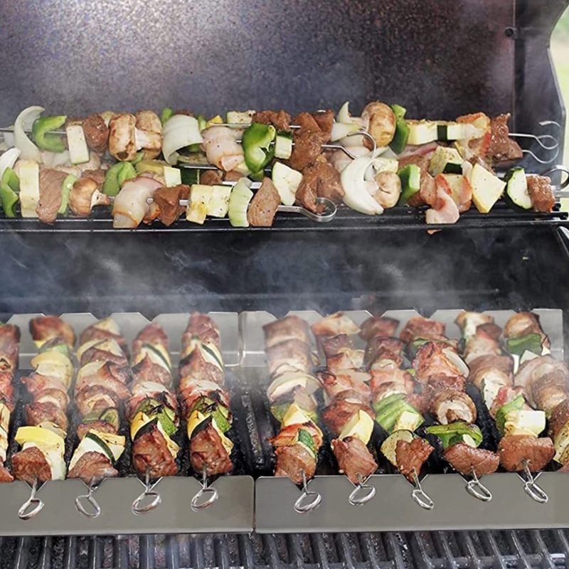 2 adet kebap rafı kebap standl - Camping Cooking Utensil Holder incelemesi ve fiyatı