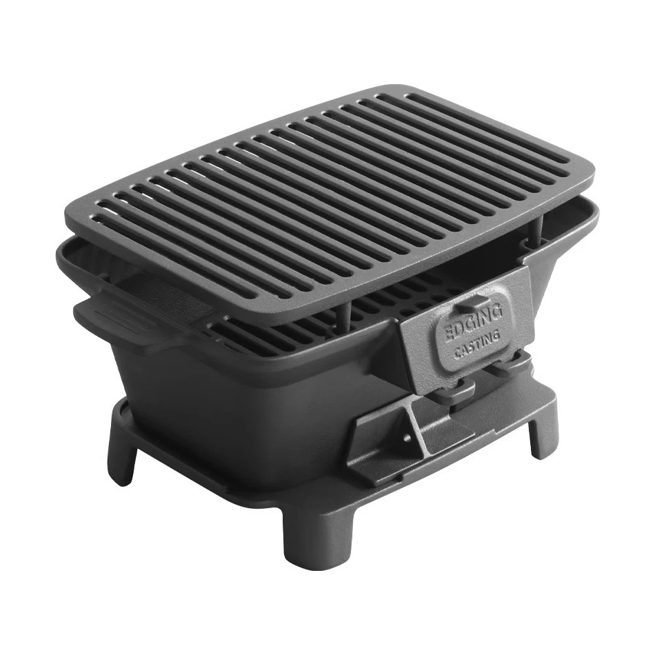Kaplamasız barbekü kömür sobas - Camping Cooking Cast Iron incelemesi ve fiyatı