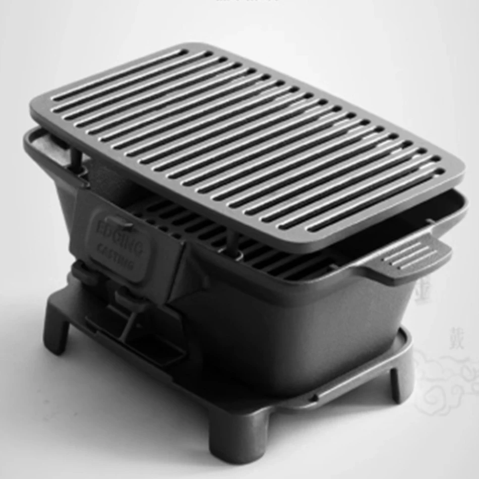 Kaplamasız barbekü kömür sobas - Camping Cooking Cast Iron incelemesi ve fiyatı