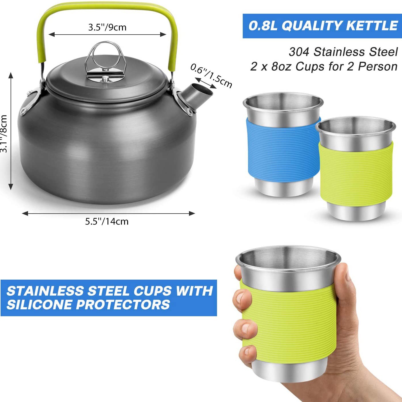 Komple 2-3 Kişilik Kamp Yemek  - Camping Cooking Easy incelemesi ve fiyatı