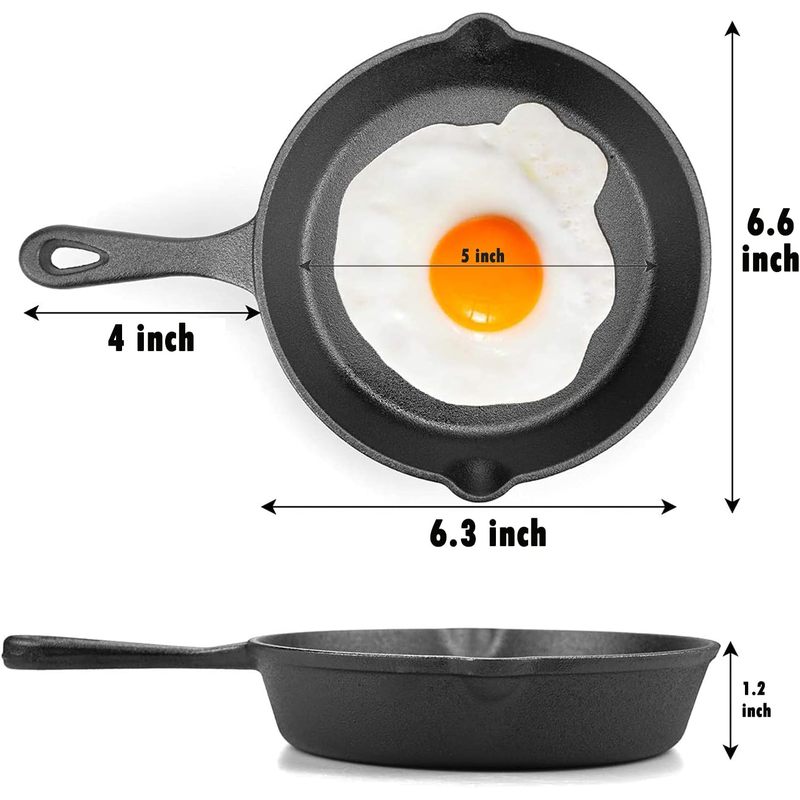 6 İnç Dökme Demir Tava, Damlam - Camping Cooking Cast Iron incelemesi ve fiyatı