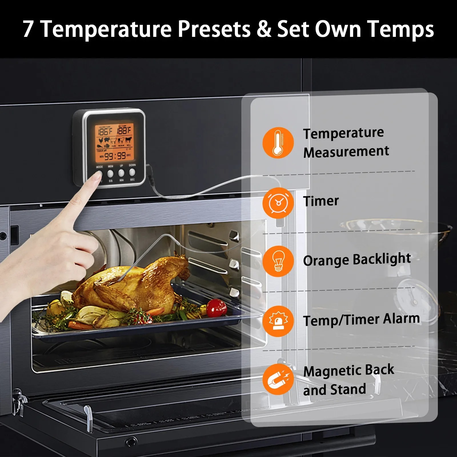 LCD Dijital Et Termometresi Me - Meat Thermometer Camp incelemesi ve fiyatı