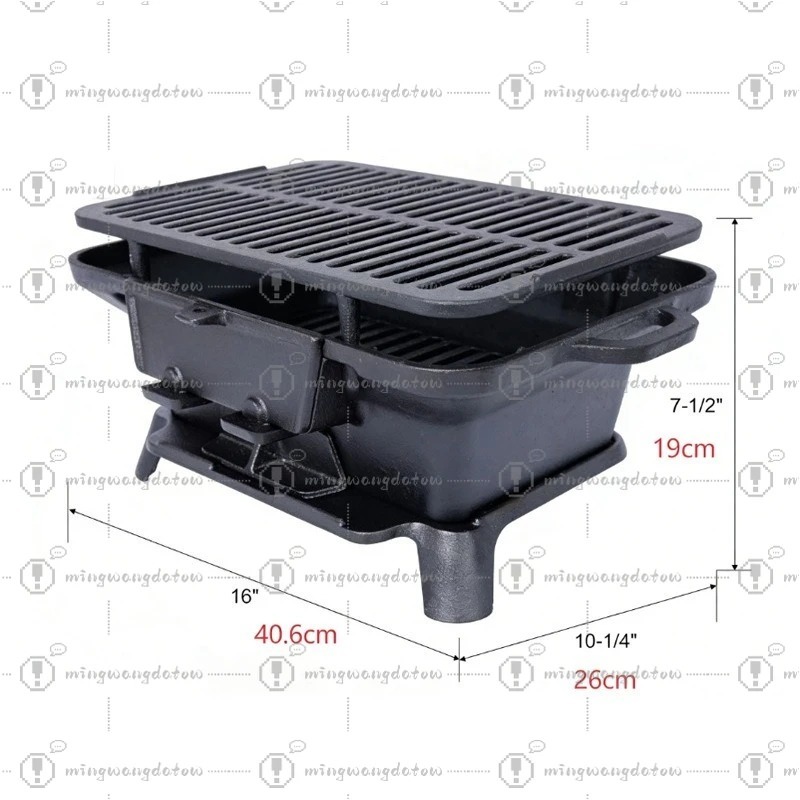 Dökme Demir Kömürlü Izgara, Ka - Camping Cooking Cast Iron incelemesi ve fiyatı