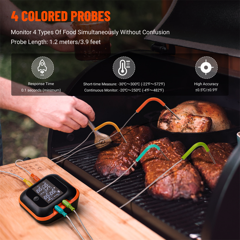 4 sondalar açık kamp barbekü t - Meat Thermometer Camp incelemesi ve fiyatı