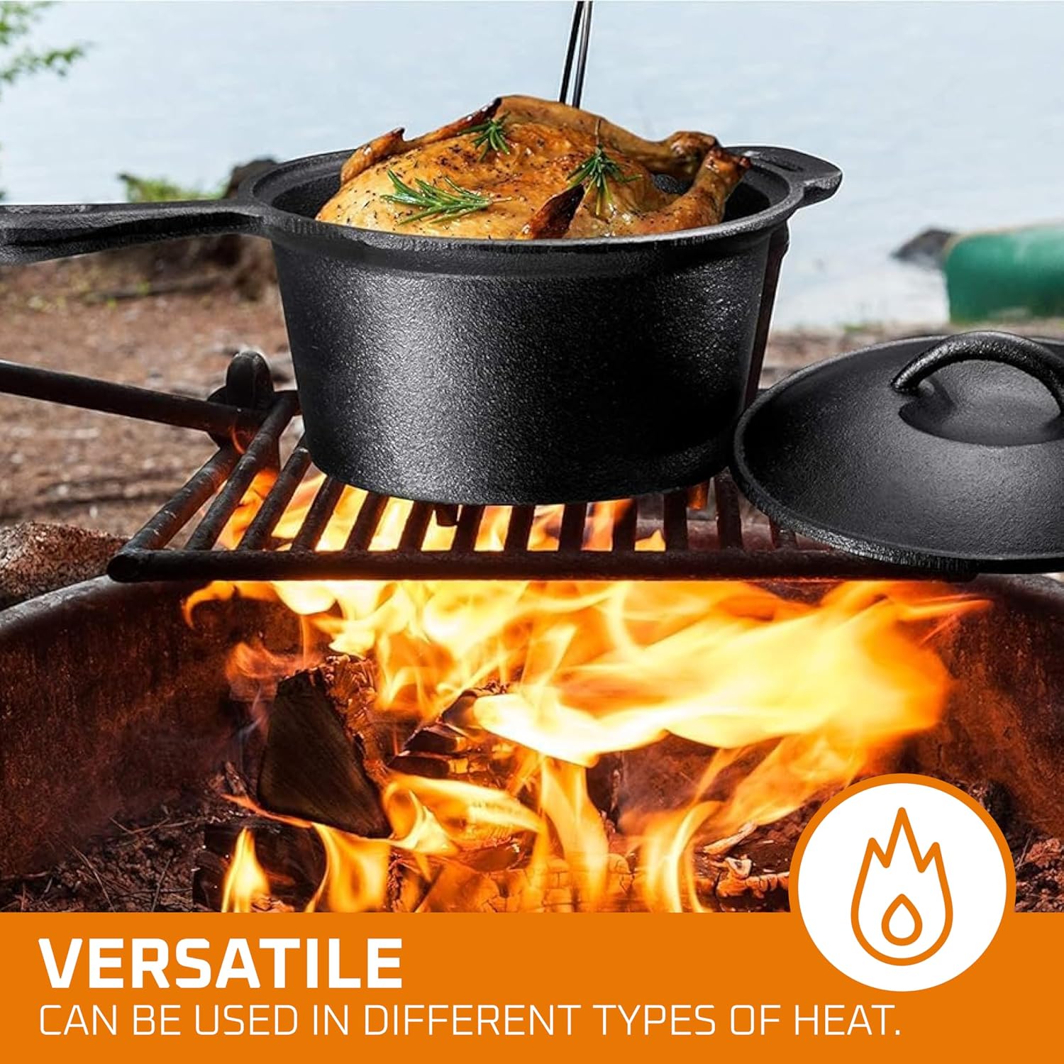 7 Parçalı Kamp Yemek Pişirme S - Camping Cooking Cast Iron incelemesi ve fiyatı
