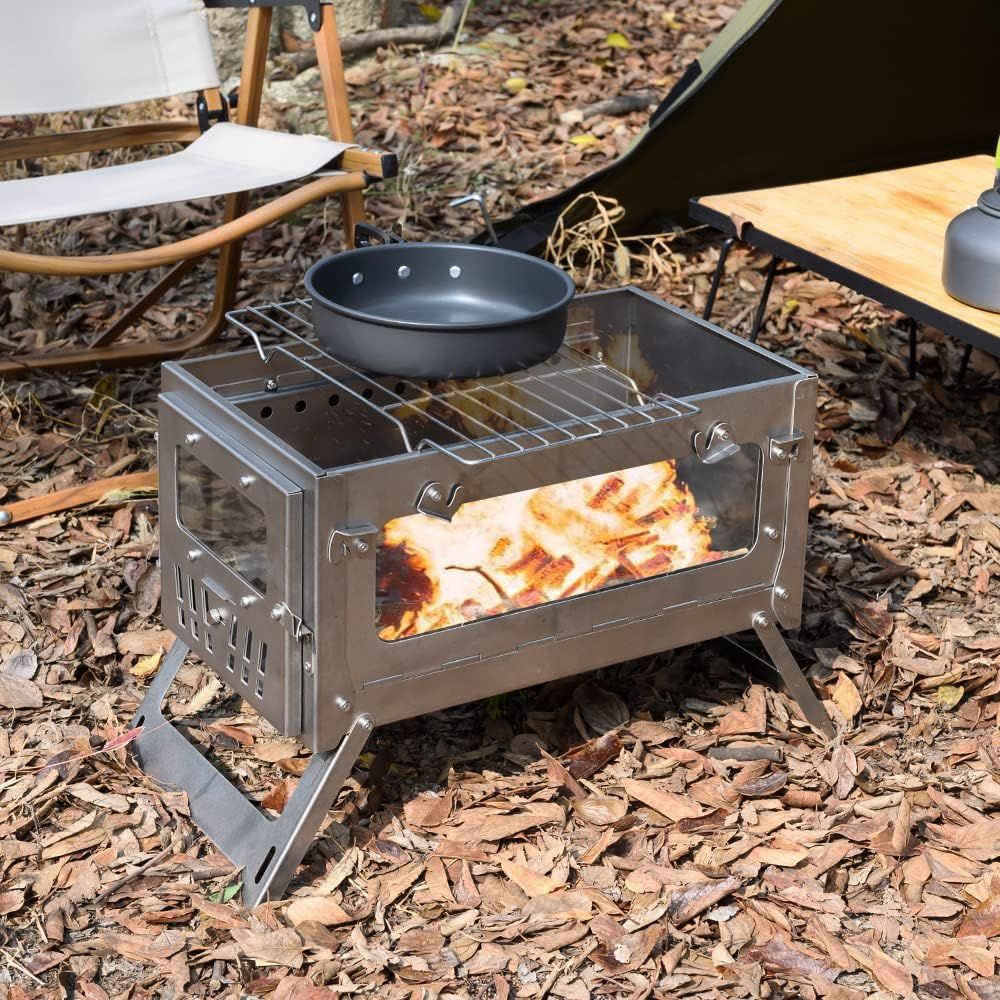Paslanmaz Çelik Taşınabilir Ça - Camping Cooking Cast Iron incelemesi ve fiyatı