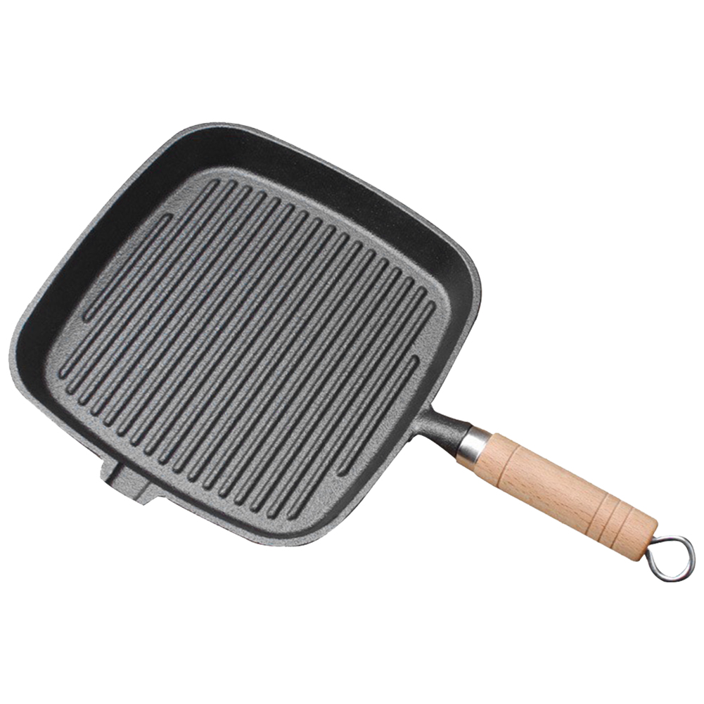 Ahşap Saplı Demir Tava Biftek  - Camping Cooking Cast Iron incelemesi ve fiyatı